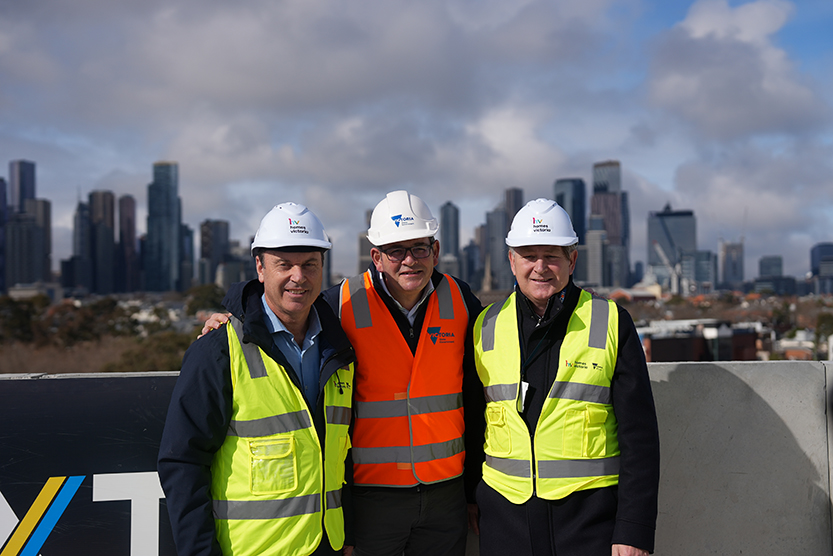 North Melbourne social housing build reaches “topping out” milestone