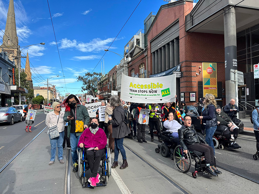 Disability advocates slam inaction on accessible tram stops along Sydney Rd and Royal Parade