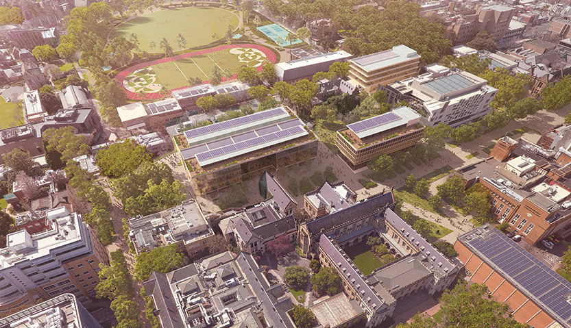 Melbourne University’s bold vision for 22,000 squares metres of green space