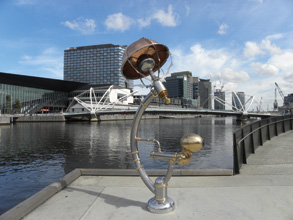 Futuristic sculpture revealed on Northbank