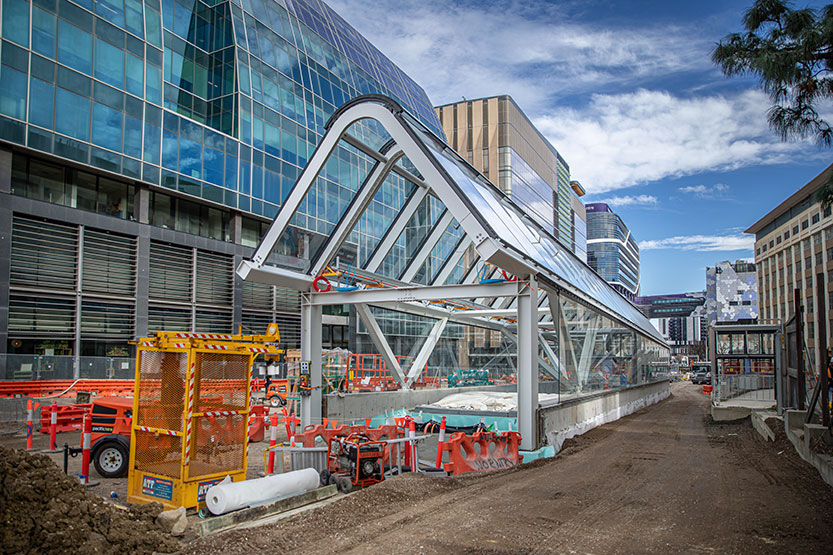 A new accessible tram stop for Parkville