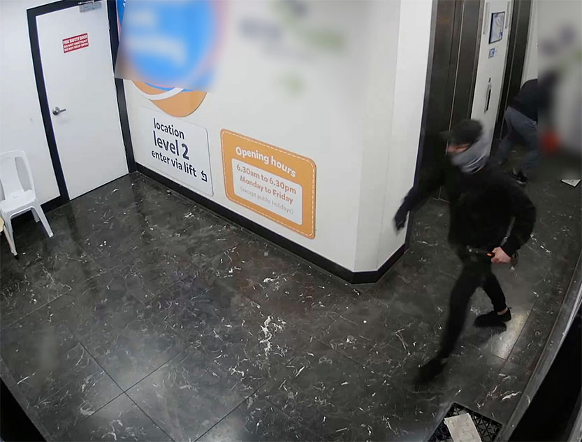 Police appeal after burglary and arson at North Melbourne medical clinic