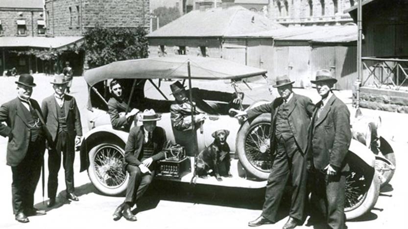 When police cars first got radios