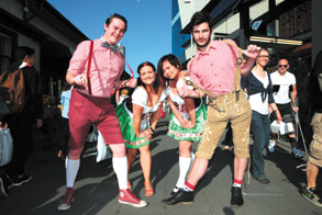 German frenzy hits South Wharf