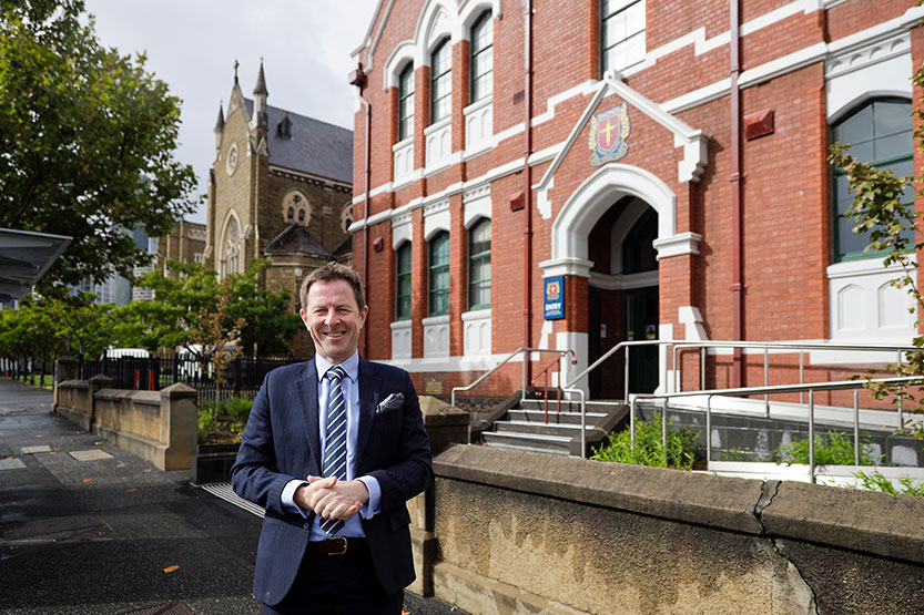 A familiar face takes the reins at Simonds Catholic College