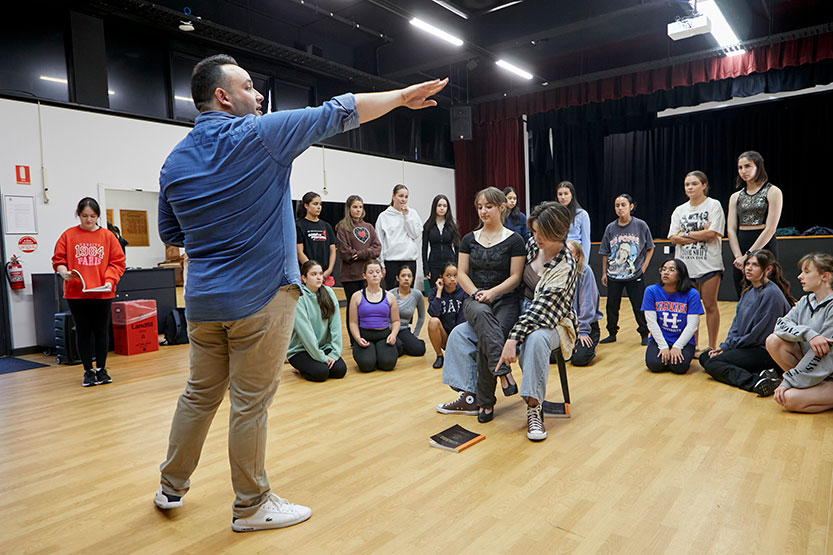 City school for girls receives exclusive Masterclass with cast member of Chicago
