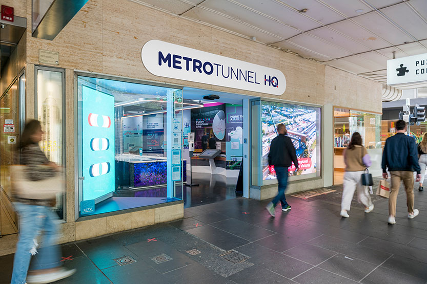 Visitors flock to Metro Tunnel HQ