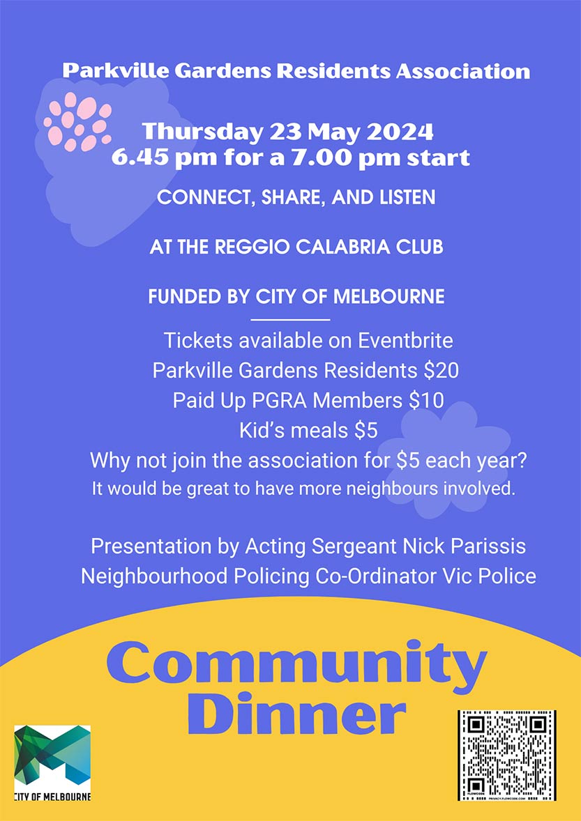 Community dinner, funding success and e-scooters