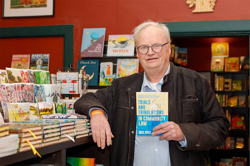 North Melbourne’s Neil Cole launches new book, reflecting on community law