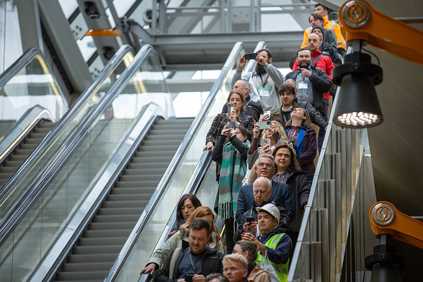Big day out for Parkville locals exploring the new Parkville Station