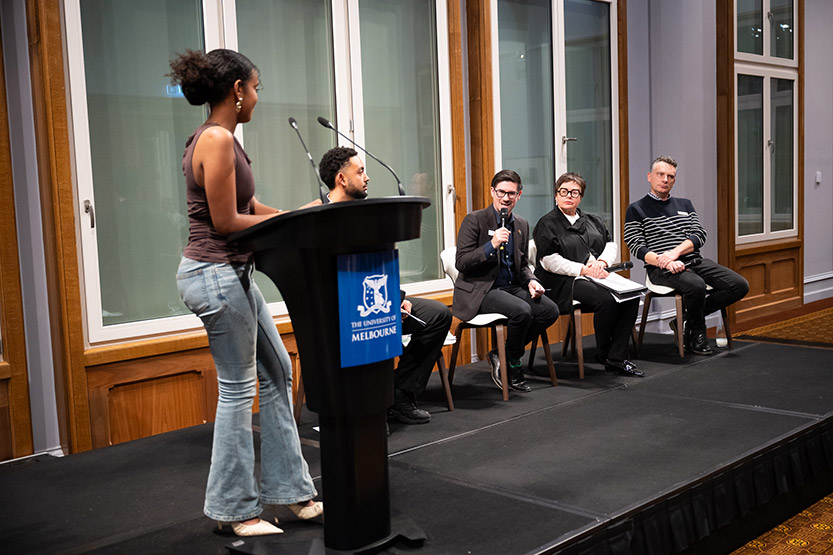 Youths share their voice at community forum