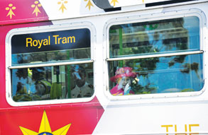 Tram fit for a Queen