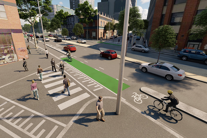 Council releases plans for Queensberry Street’s new bike lanes