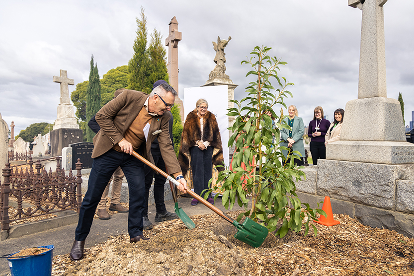 Melbourne General Cemetery to become a green Sanctuary through new partnership