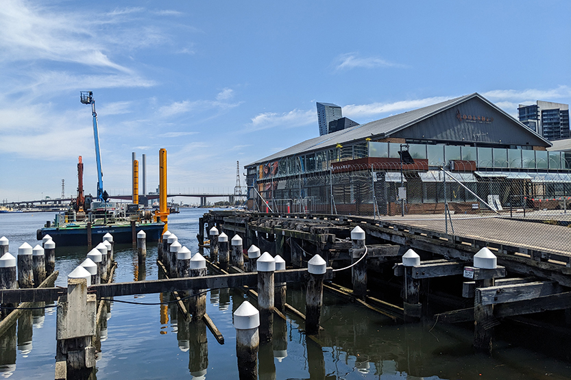 Central Pier update: Shed Nine to go this year, Esplanade disruptions ongoing