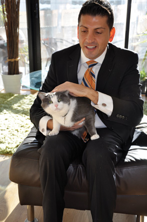 Joseph Germano’s cat is a pest