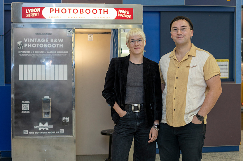 Vintage photobooth finds new home at Lygon Court