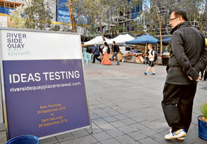 Ideas put to test at Riverside Quay