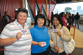 Bargain hunters descend on Docklands