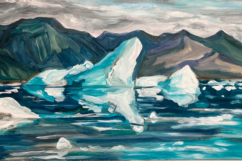 Mother-and-son duo unveil Iceland-inspired exhibition at FOUR EIGHT FOUR Gallery