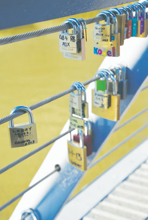 New life for love locks