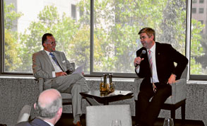 Business leaders quiz the city’s CEO
