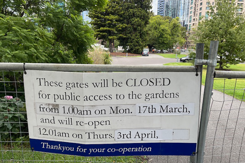 Give Carlton Gardens a break!