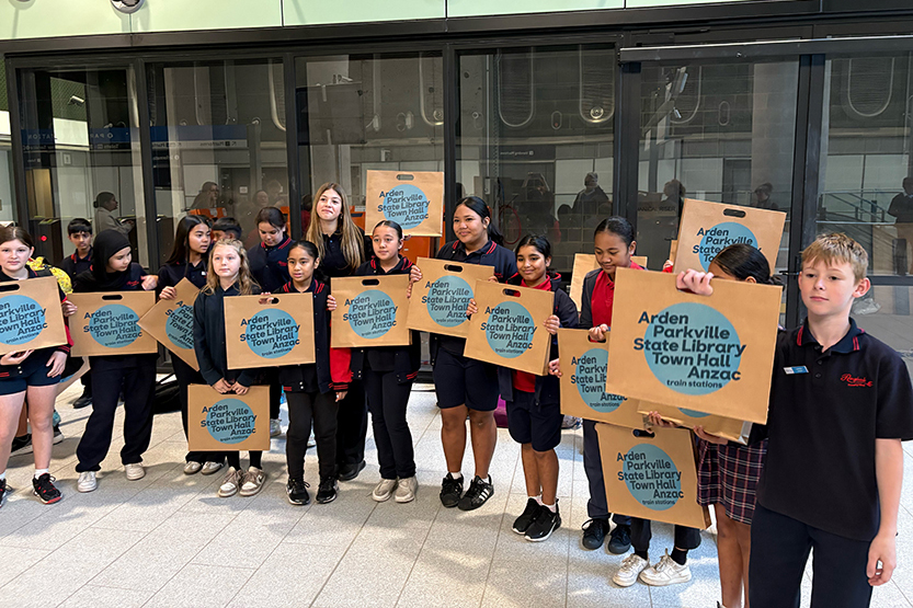 School students get a sneak peek of Parkville Station