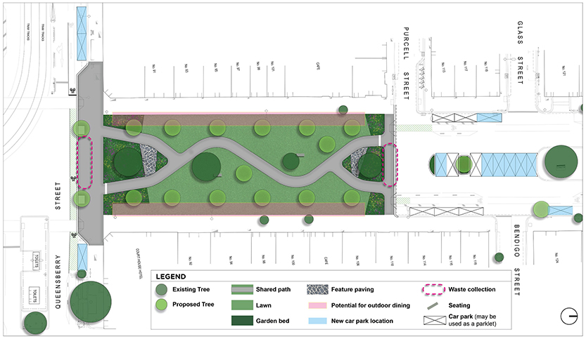 Council to proceed with Errol St lane closures for new green space