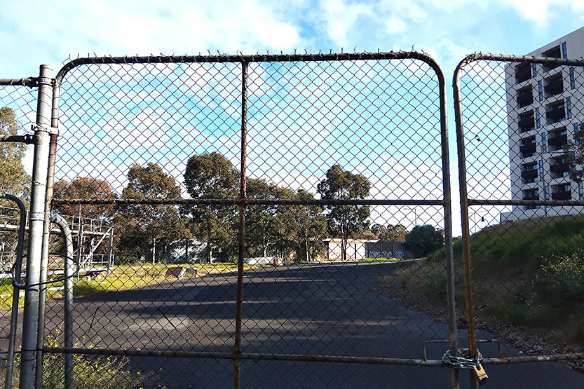 What will become of the vacant lots at the southern end of Galada Avenue?
