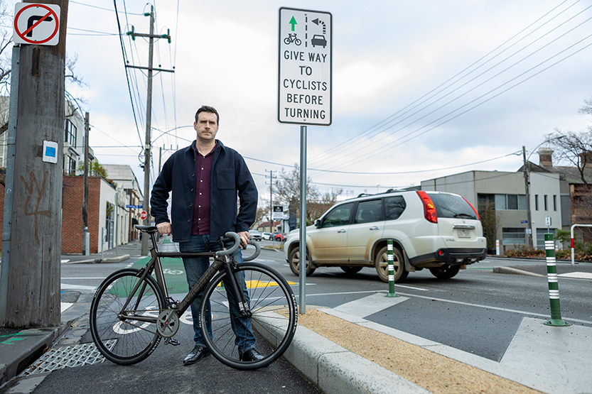 “Effectively invisible”: New North Melbourne bike lane “blackspot”