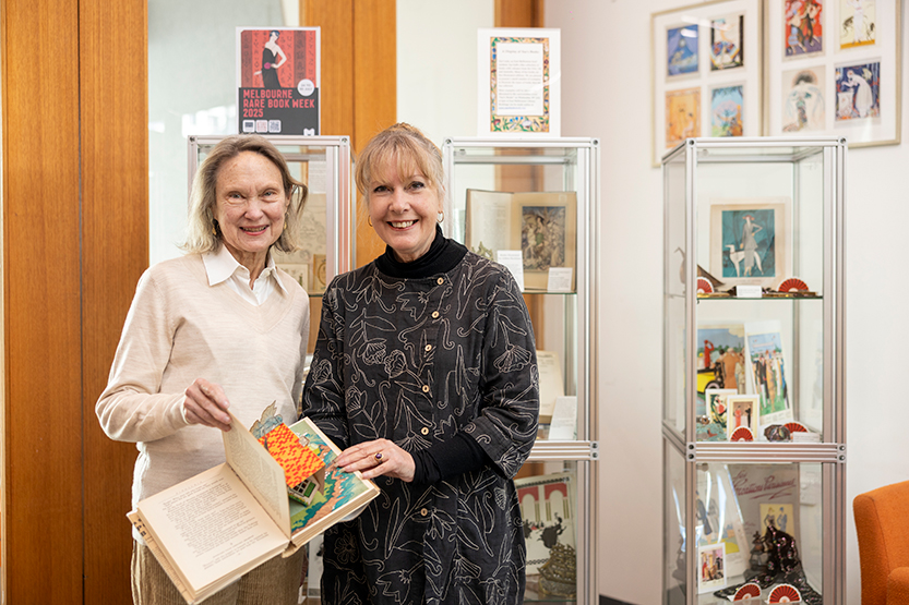 A window into Sue’s amazing collection of rare books