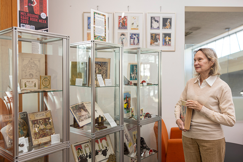 A window into Sue’s amazing collection of rare books