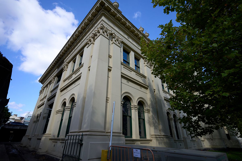 Restoration of Trades Hall continues as part of $10 million heritage project