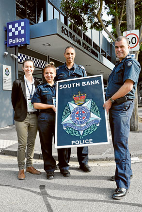 Our police move in