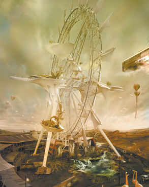 Our wheel as windmill whimsy