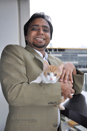 Now meet Merchant the cat