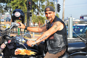 Fester breaks the myth of the scary bikie