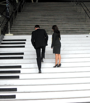 Piano stairs are a hit