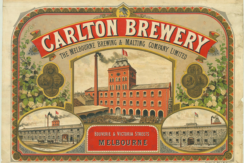 The old Carlton and United Brewery
