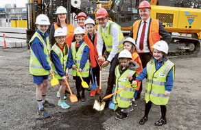 Sod turned on our school
