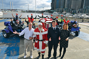 Toy Run to finish in Docklands