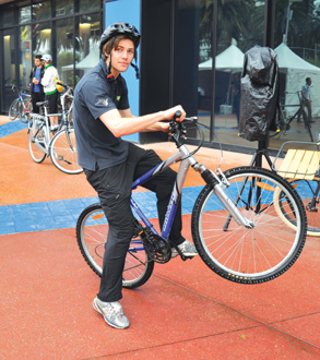 On yer bike Sean
