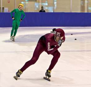 Aussie athletes carve up the ice