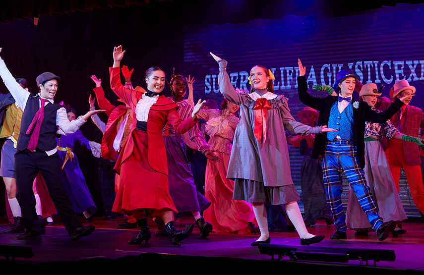 Academy students take flight with Mary Poppins production