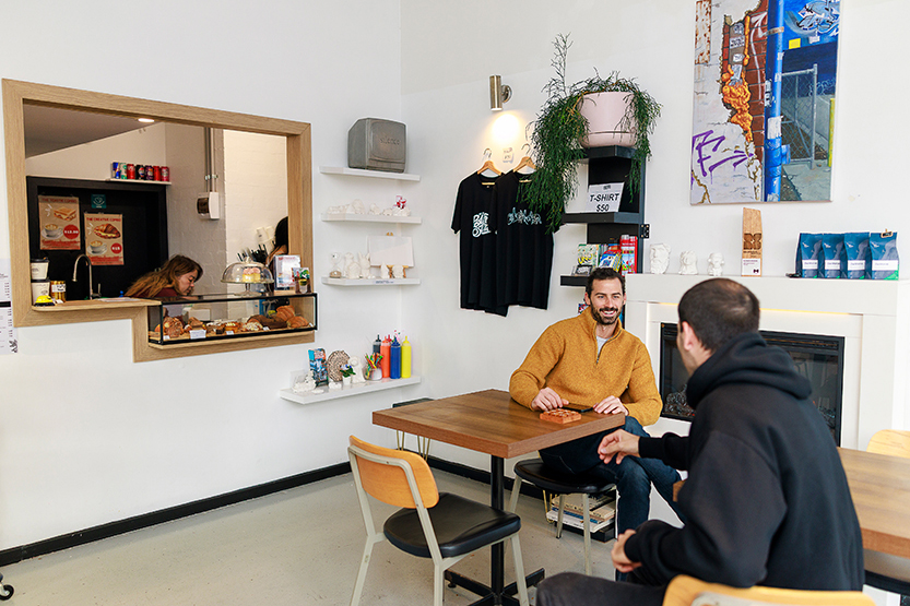 Café a gateway to rare blend of art and initiative
