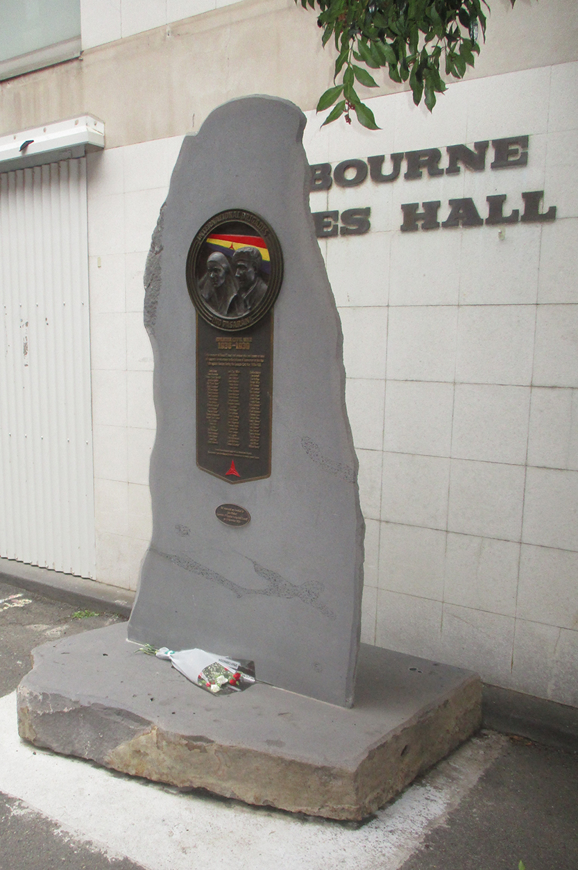 Memorial to Australians in the Spanish Civil War