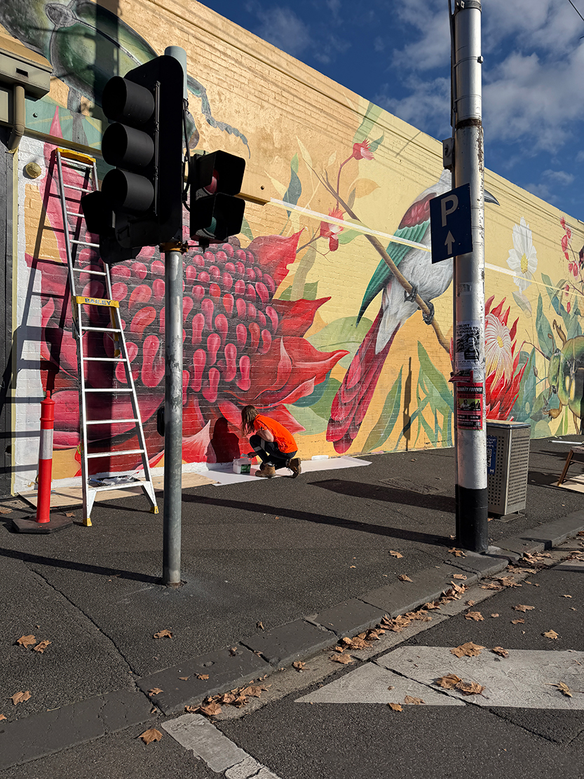 Much-loved North Melbourne mural painted over