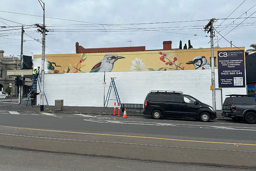 Much-loved North Melbourne mural painted over