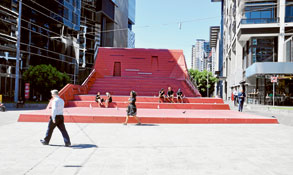 Red stair to go!